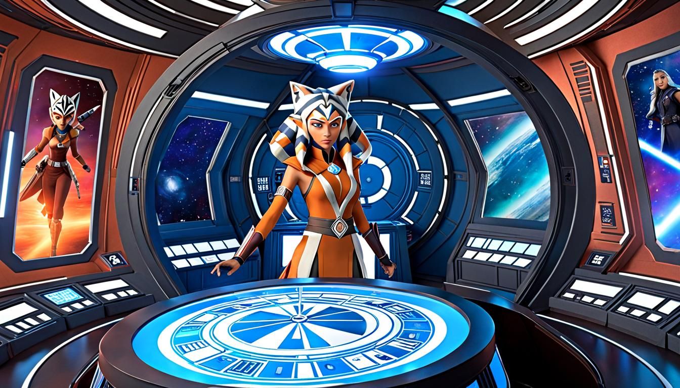 Ahsoka Tano as Doctor Who in TARDIS