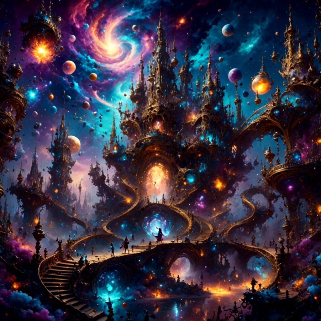 Purple Haze: A Galactic Dreamscape