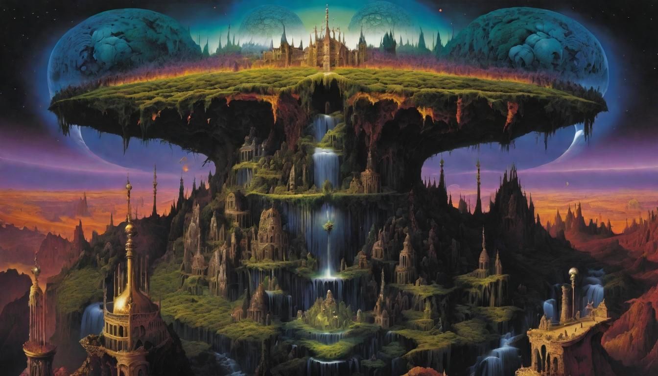 Surreal Horror: Seven Deadly Sins in Visionary Art Style