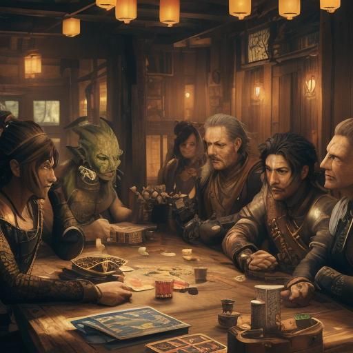 Goblins Celebrate Poker Night: Vibrant 3D Digital Art