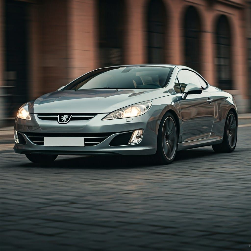 Epic 35mm Film-Style Peugeot 605 Roadster Concept Cruising T...