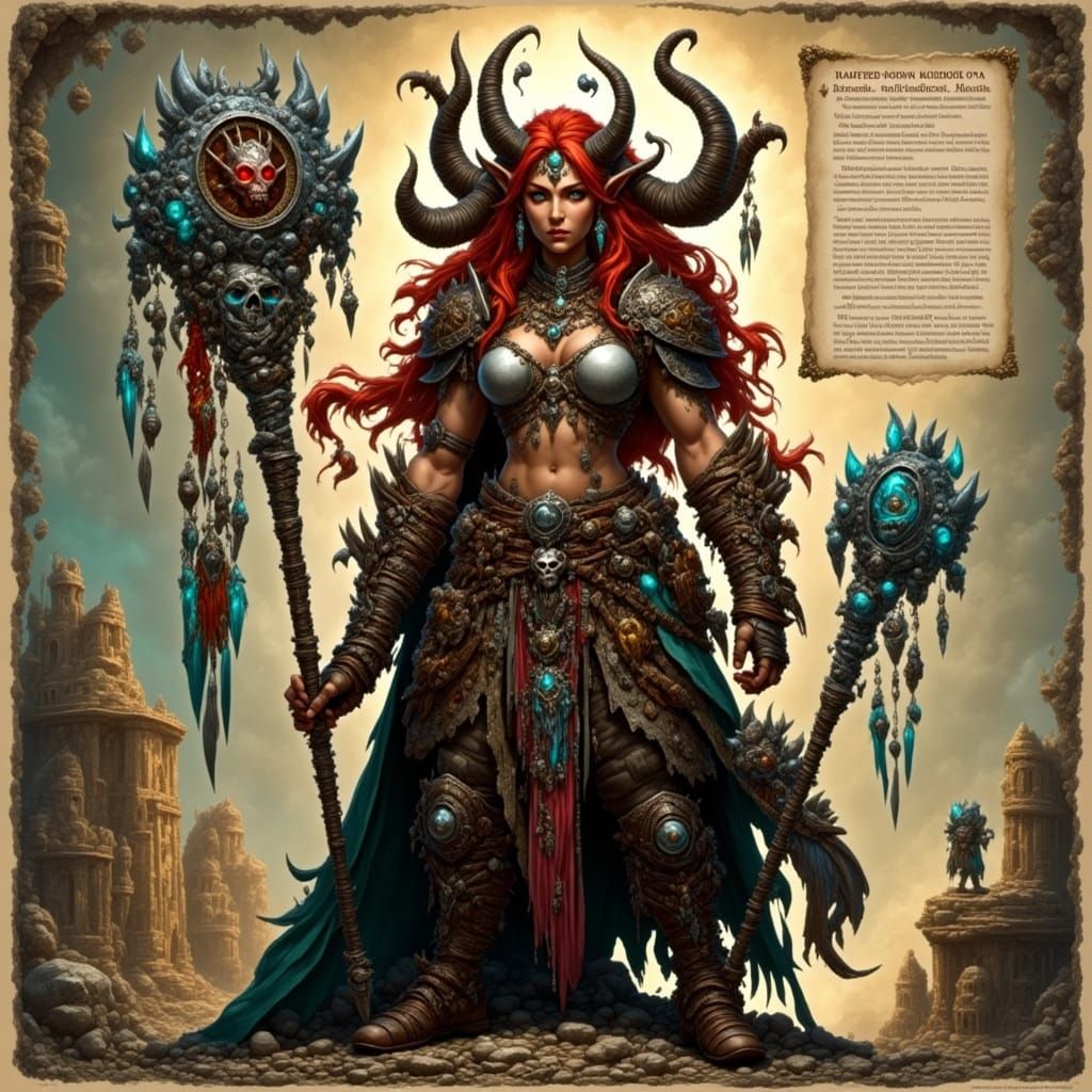 Hyperrealistic Fantasy Art of a Beautiful Satyr Woman