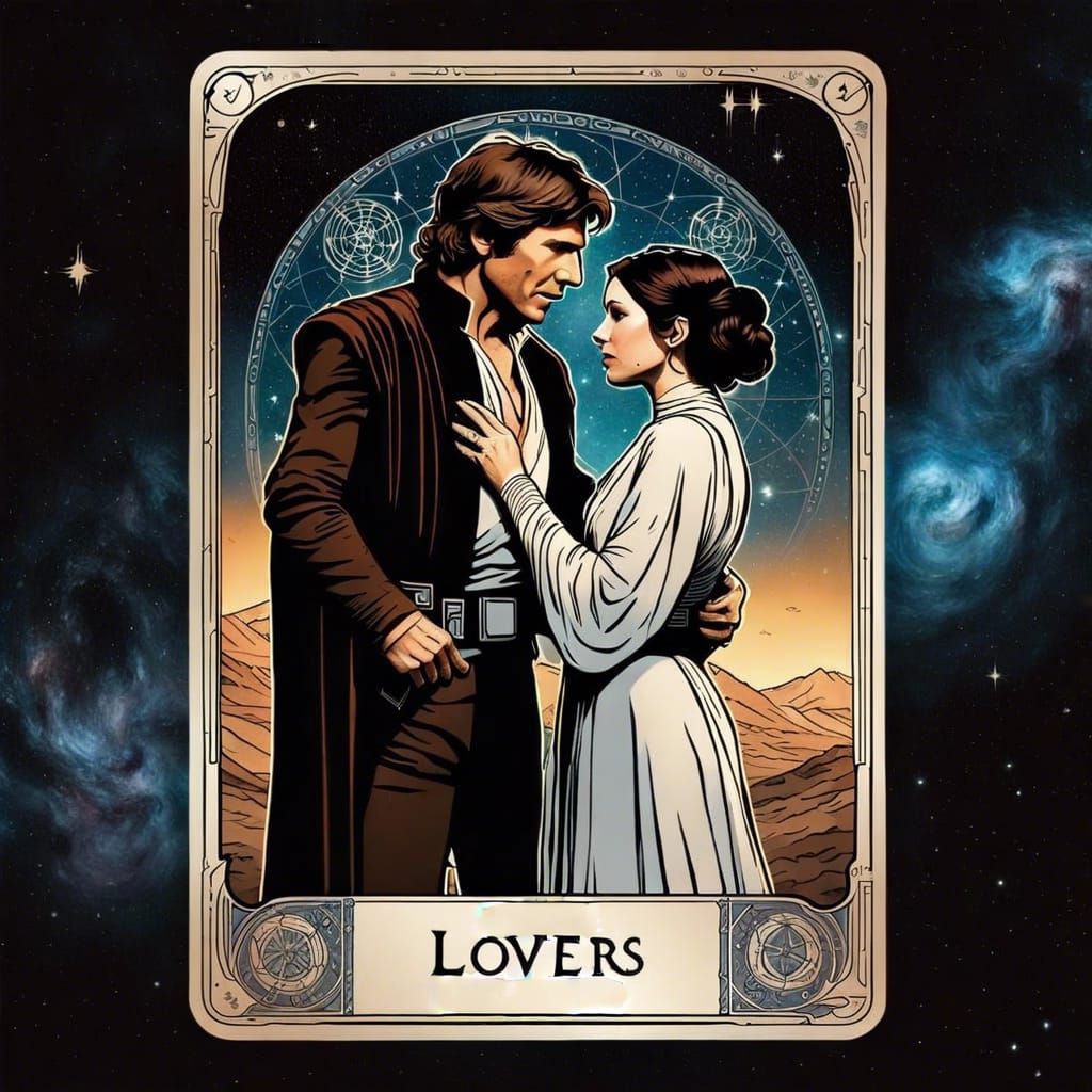 Lovers Tarot with Hans and Leia