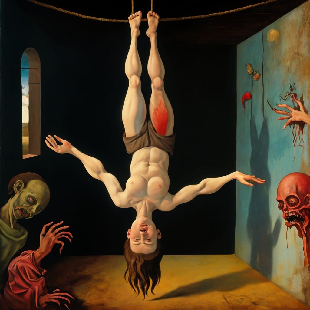 Upside Down Figure Exploring Dualities, Modigliani Bosch Sty...