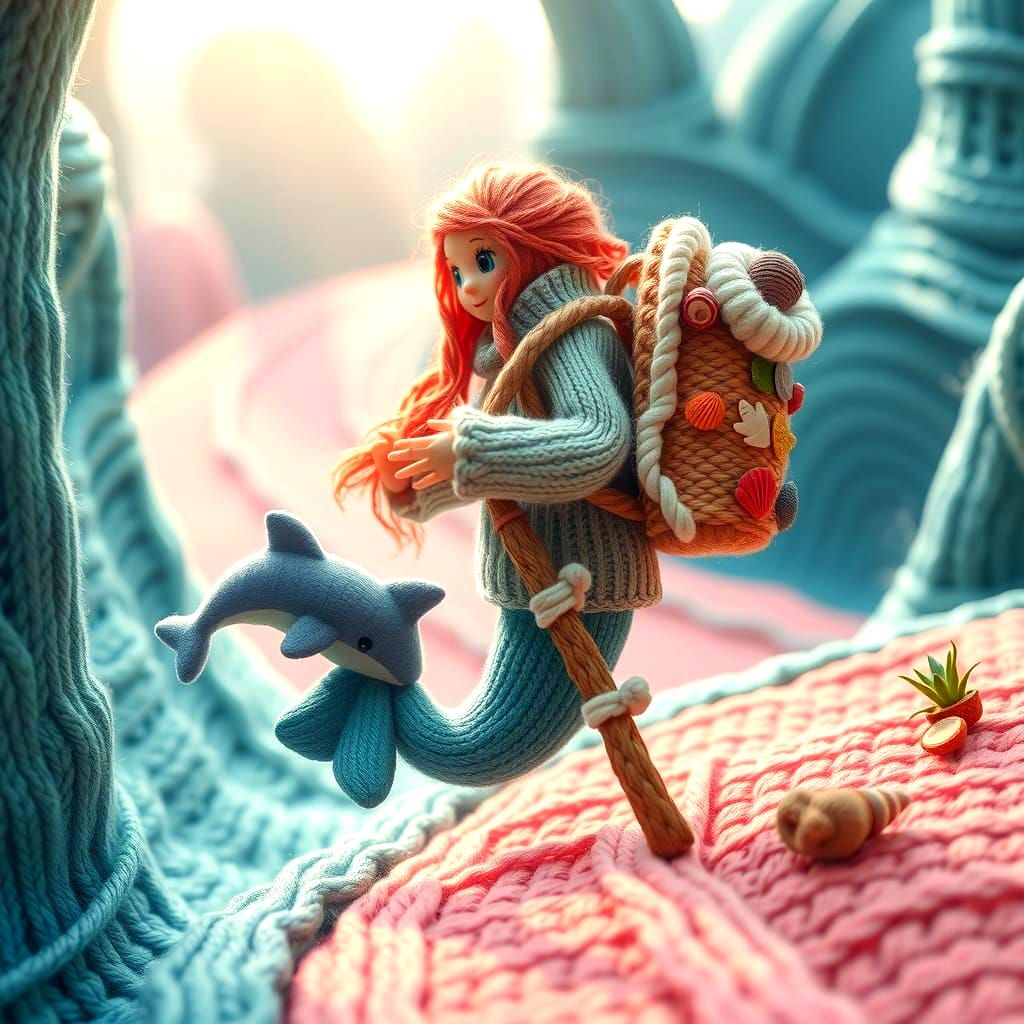 Mermaid in Woolen Wonderland