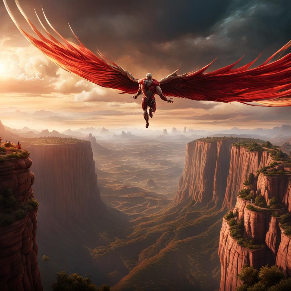 Colossal Hand Reaching Down From Sky