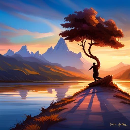 Abstract AI Interpretation: The Streak Don't Stop