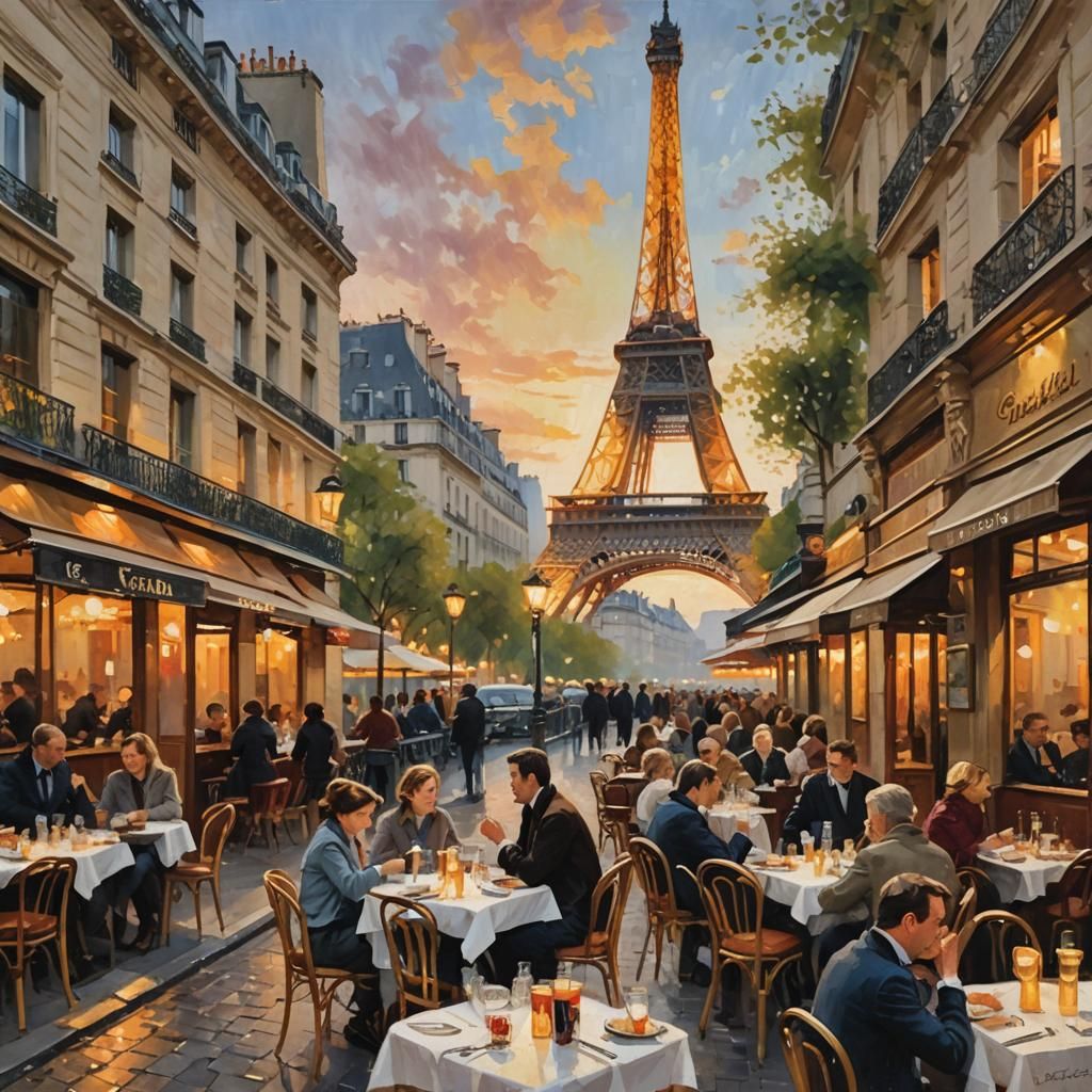 Parisian café