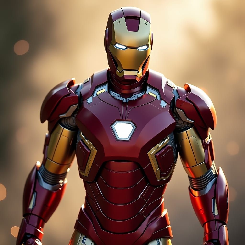 Iron Man Captured with Natural Lighting and Bokeh