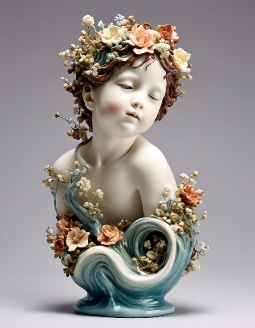 Porcelain Bust of Nature's Miracles