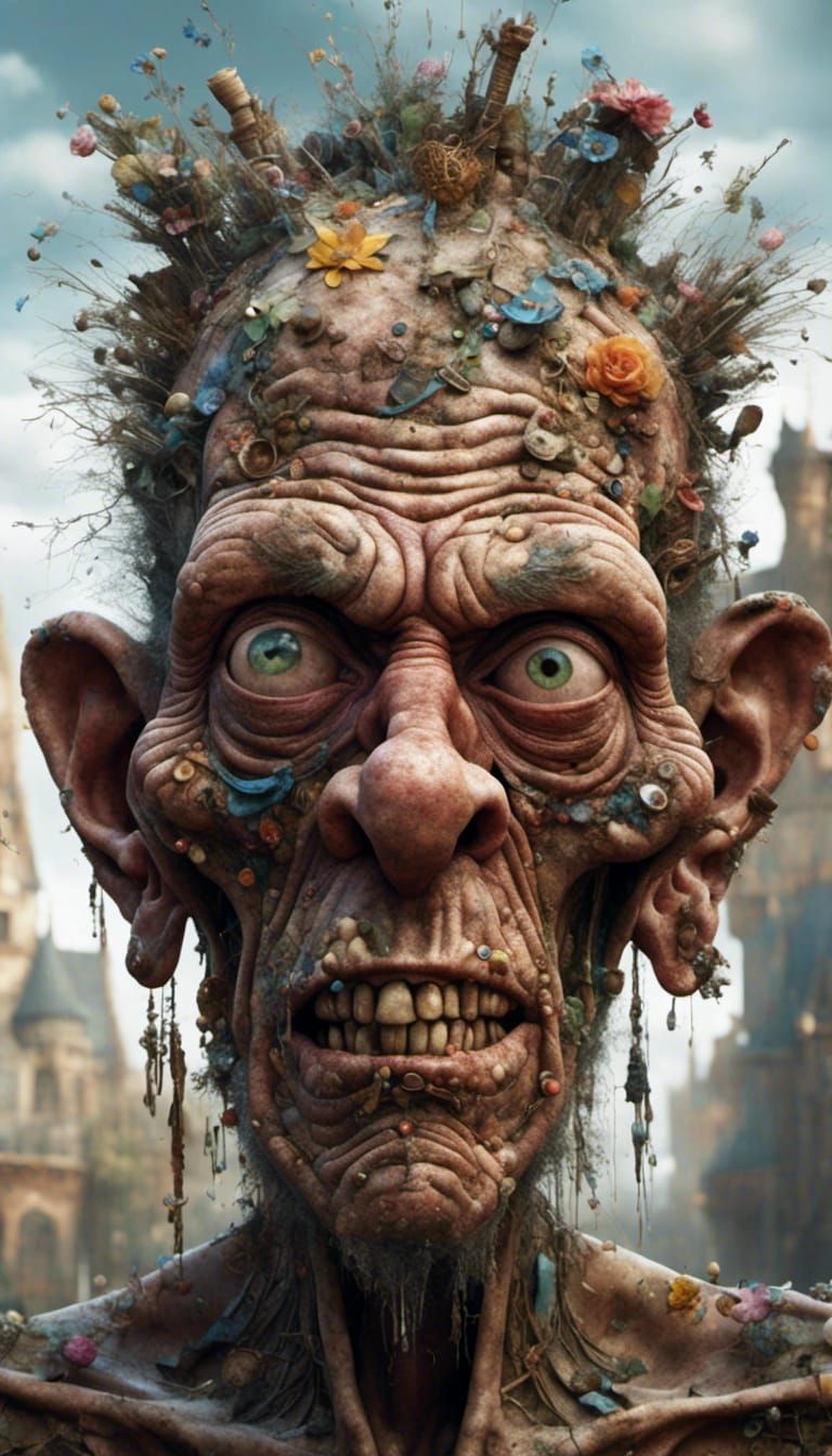 <lora:NC Hyperreal:1.0> The ugliest person. Photorealistic