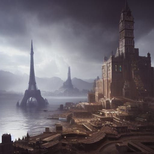 Minimum Wage: Epic Cinematic Digital Matte Painting