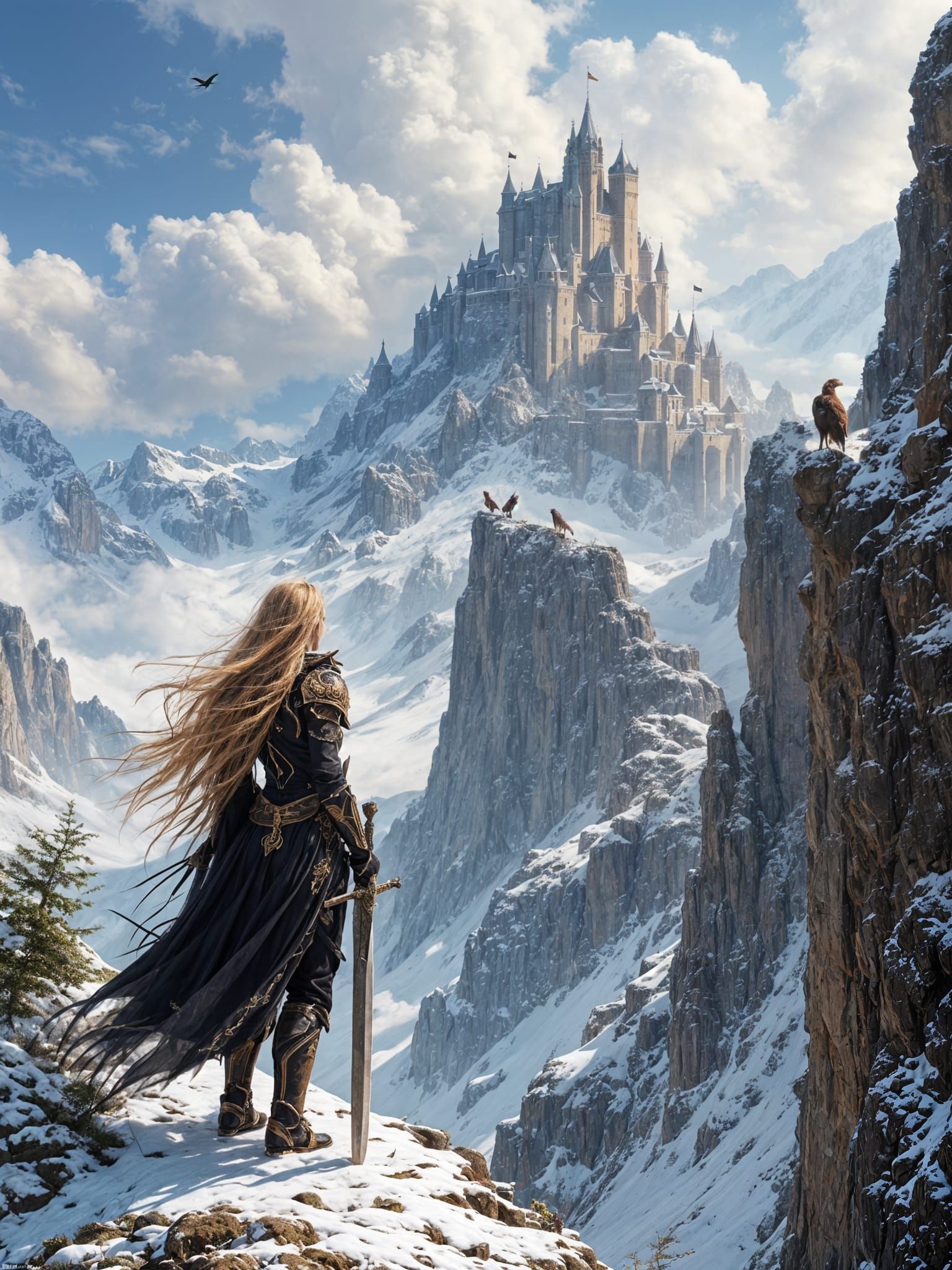 A Heroine Stands at the Precipice of a Perilous Quest