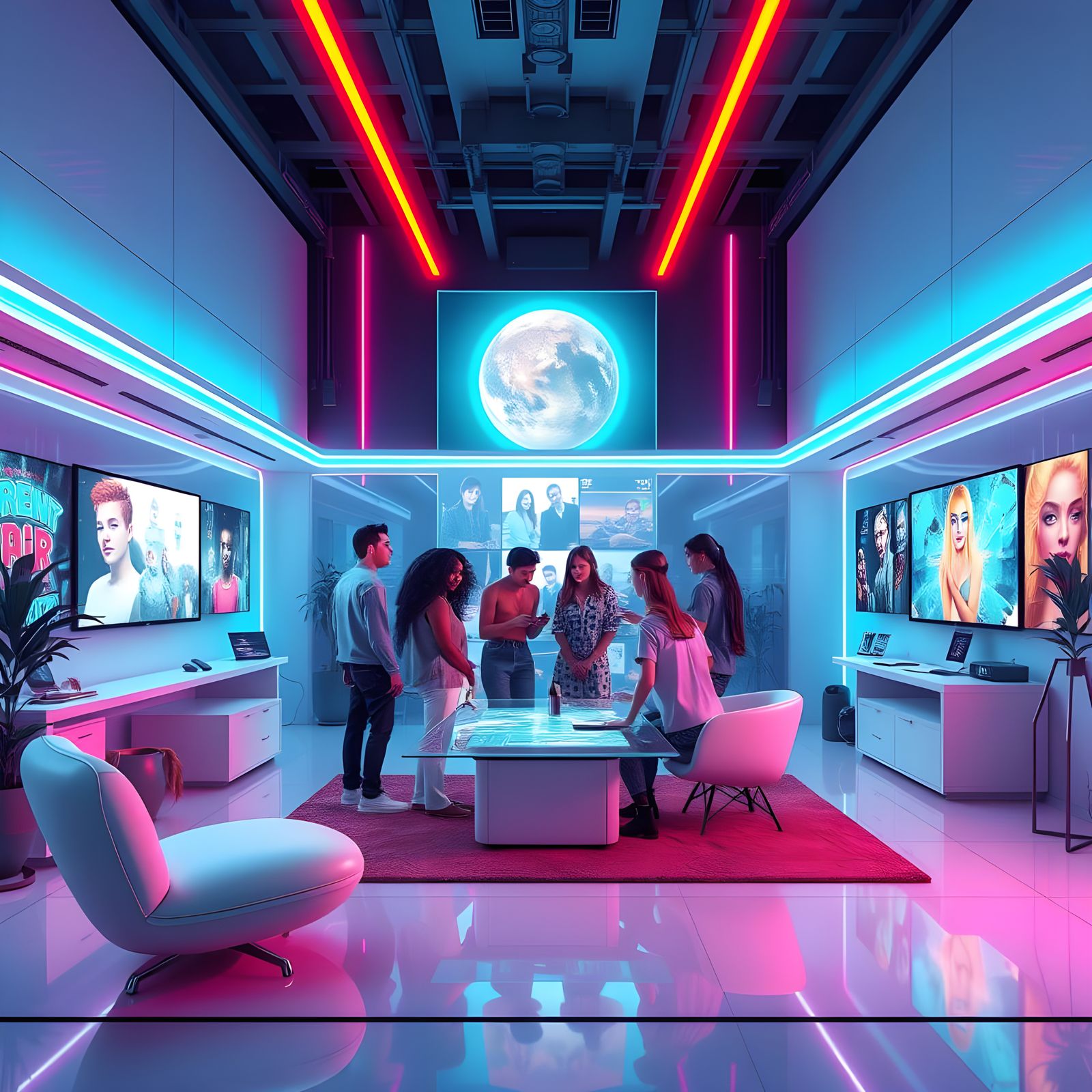 Automated Creation Sharing in Chat Rooms