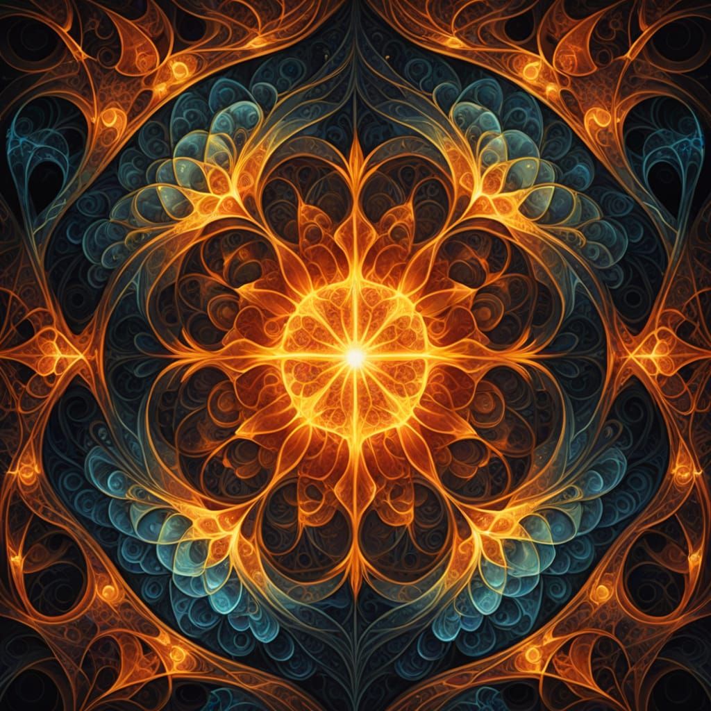 Sacred Geometry Divine Fire