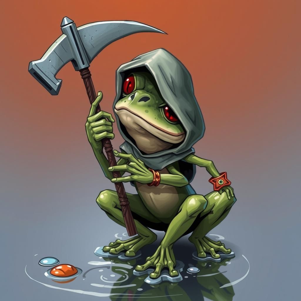 The Grim Reaper as a Frog