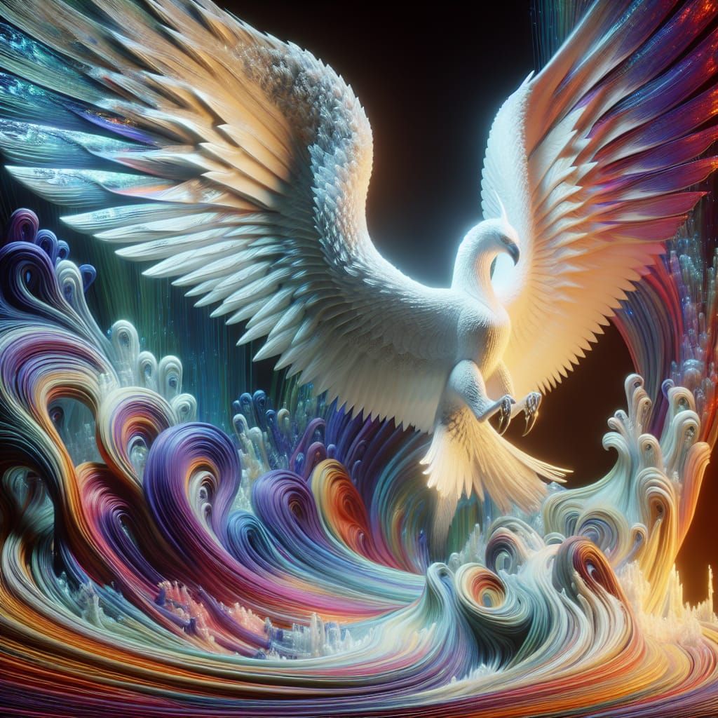 Things that Fly - Mythical Caladrius