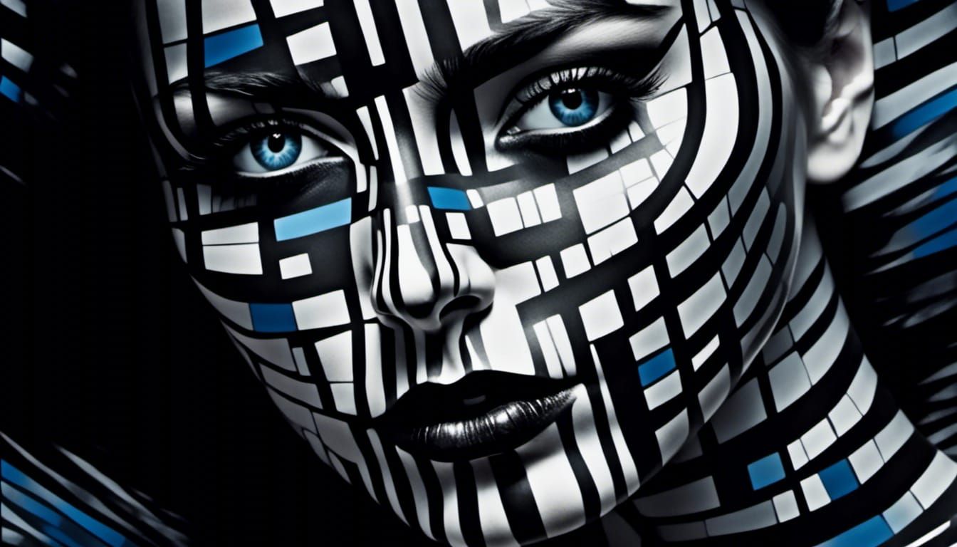 Futuristic Visage Portrait