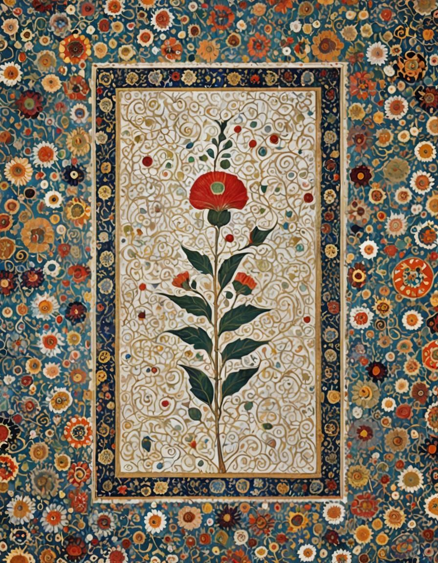 Ottoman Art in the Style of Klimt