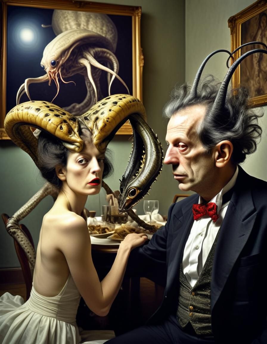 Exotic People and Bizarre Creatures in Hyperrealism