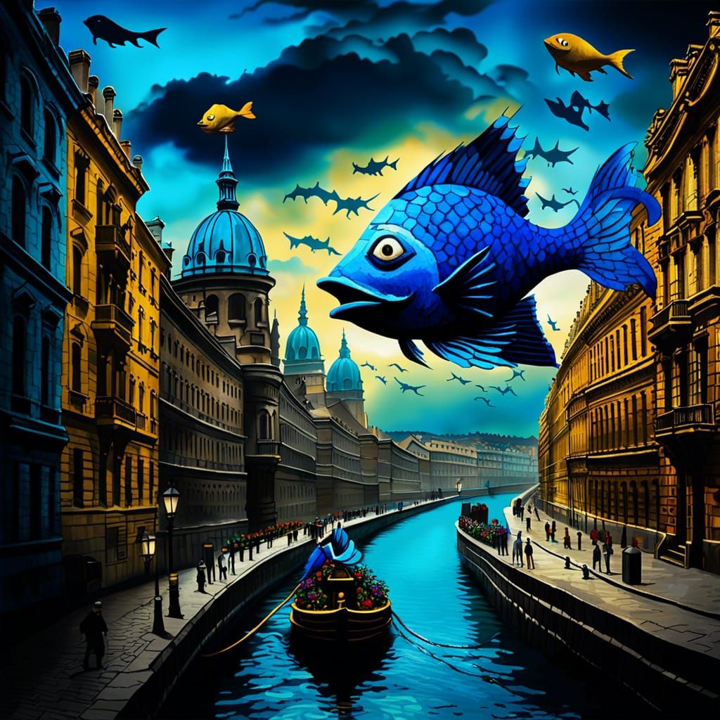 Budapest happened blue fish