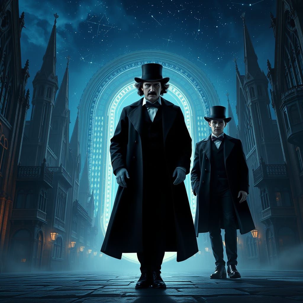 Edgar Allan Poe Meets the Men in Black in a Victorian-Era Fa...