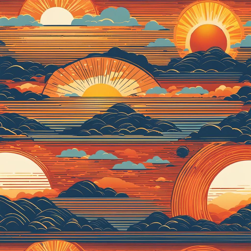 Vibrant Sunrise Symbolizing Enduring Love