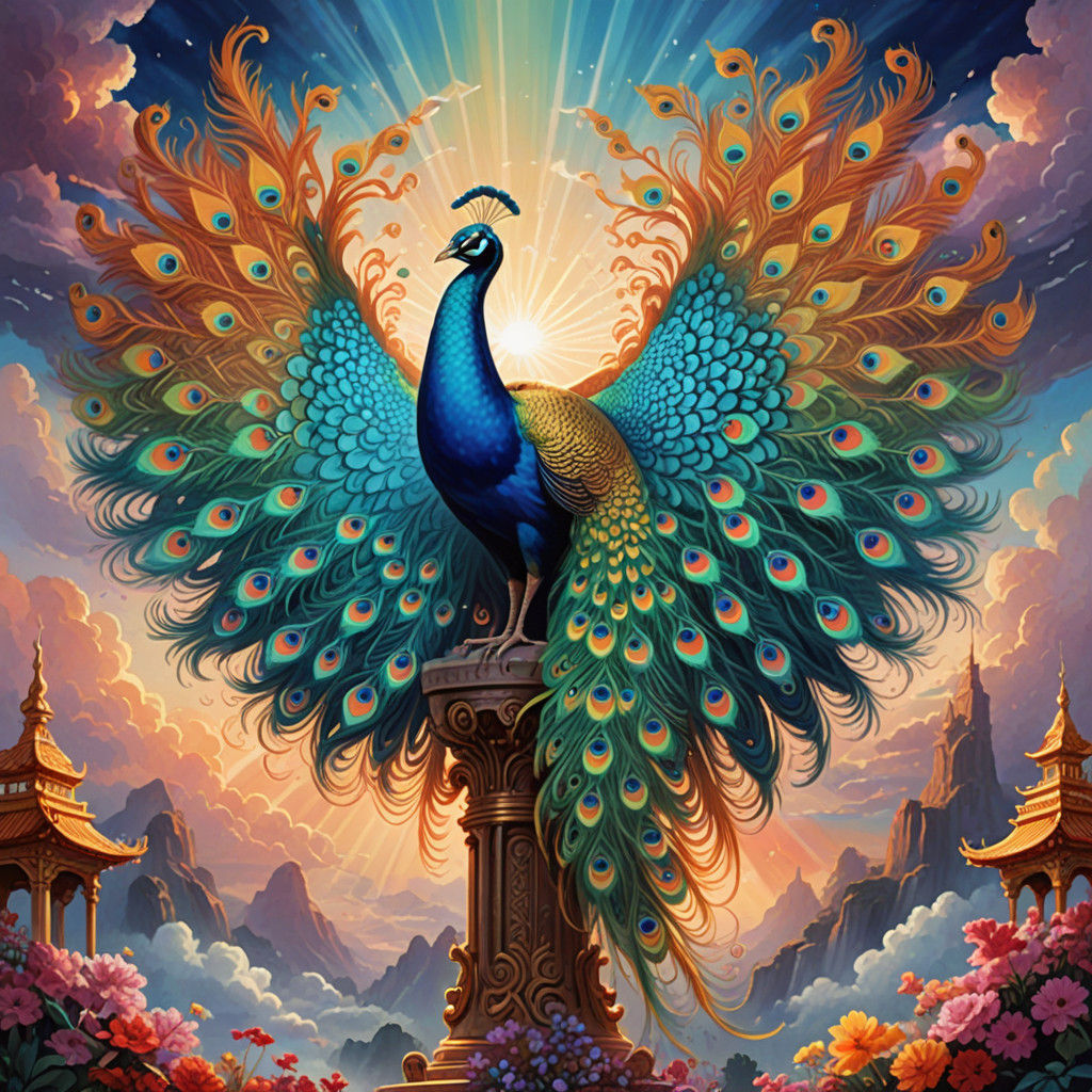 Peacock Guardians of Heaven’s Gate