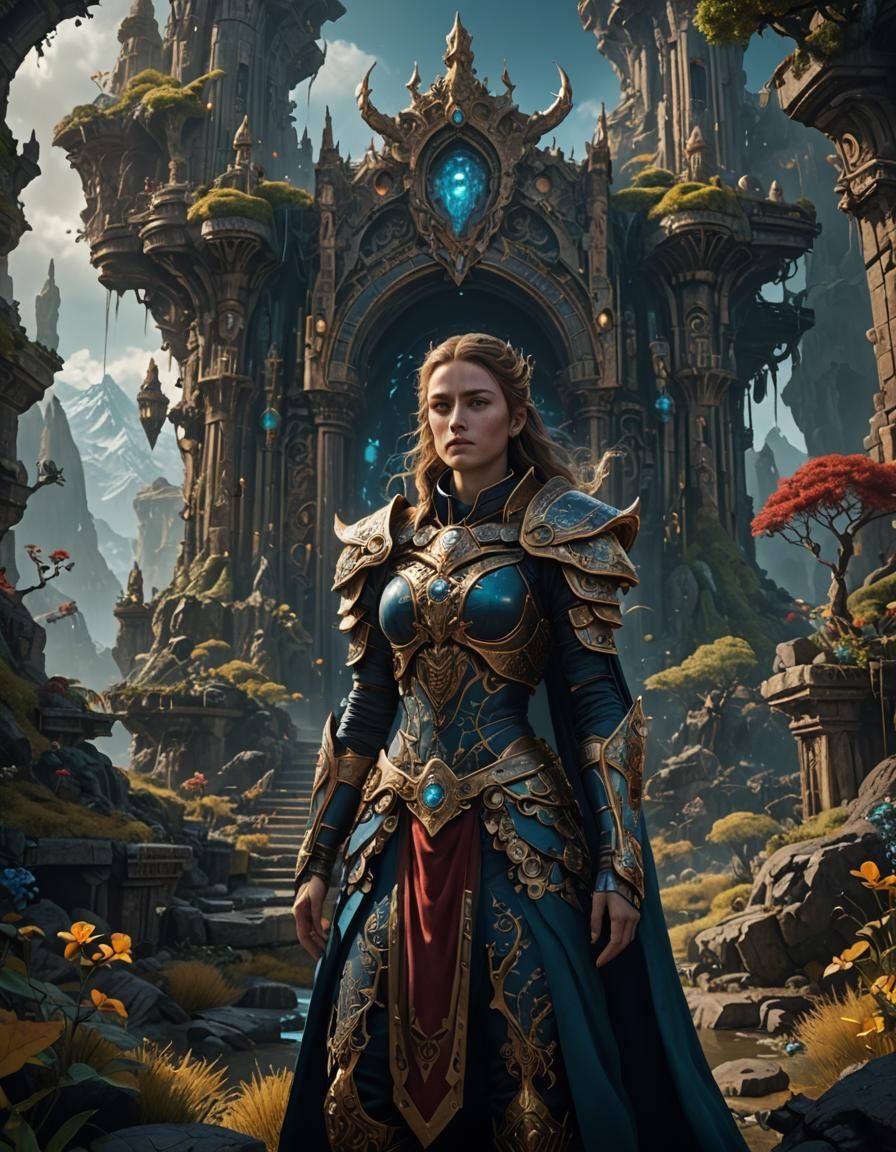 Personification of Anathema in Detailed Digital Painting