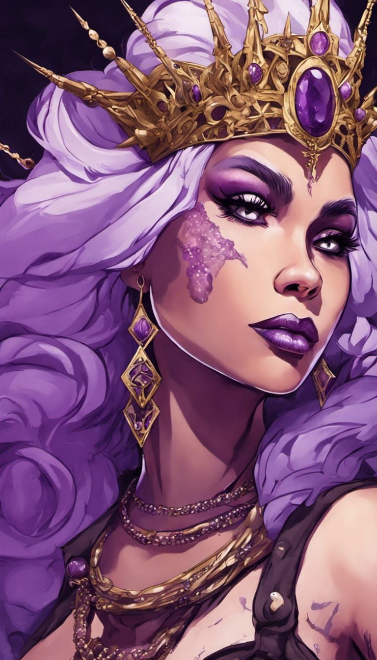Amethyst Queen: Fantasypunk Goddess