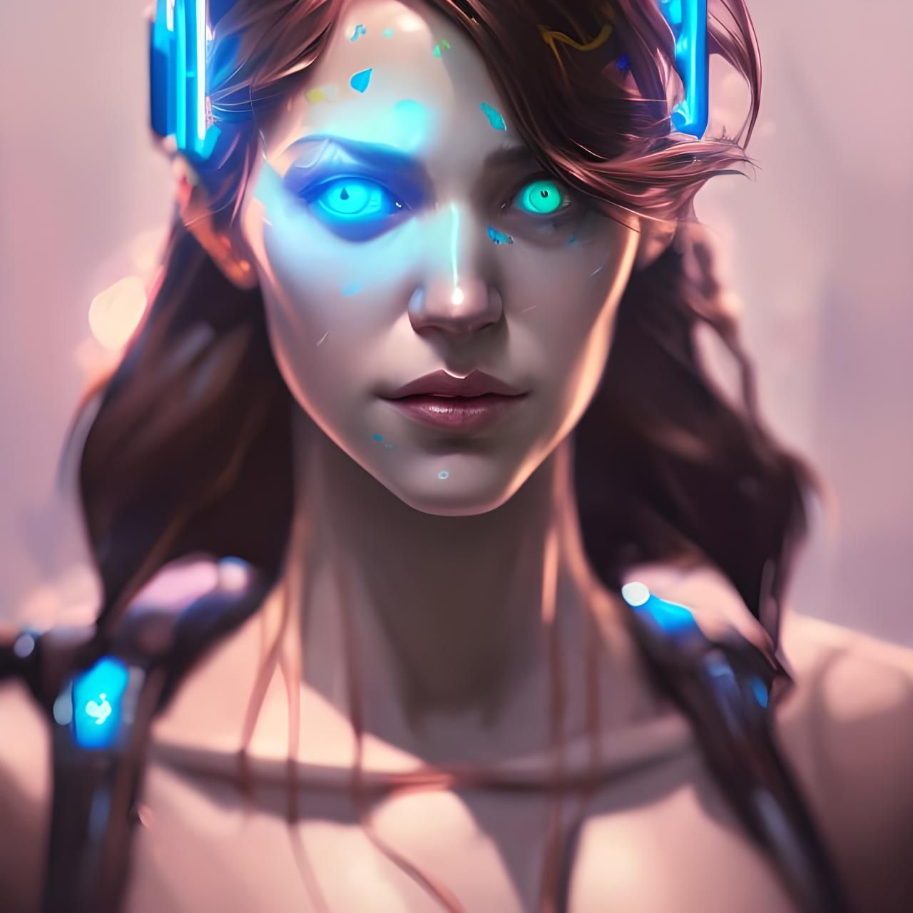 Cyberpunk girl