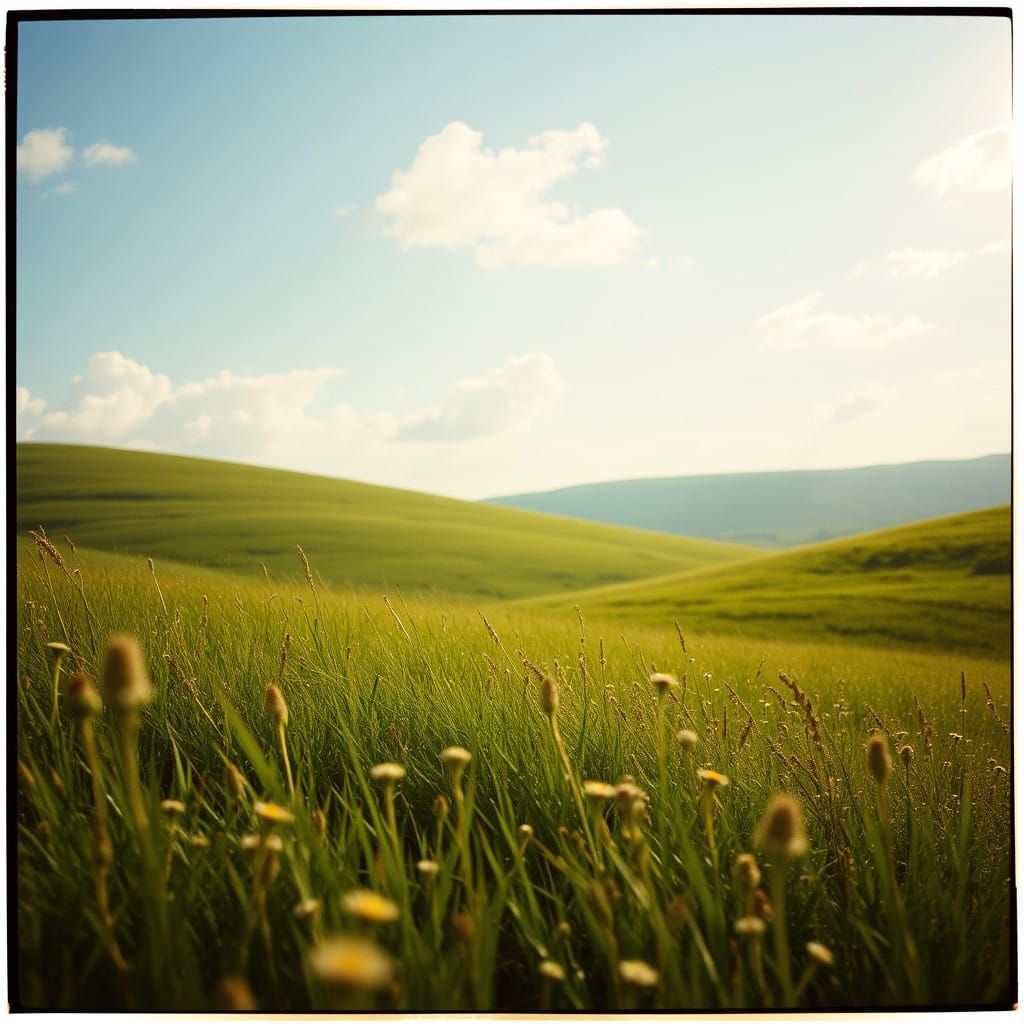 Lush Landscapes in Cinematic Film Style