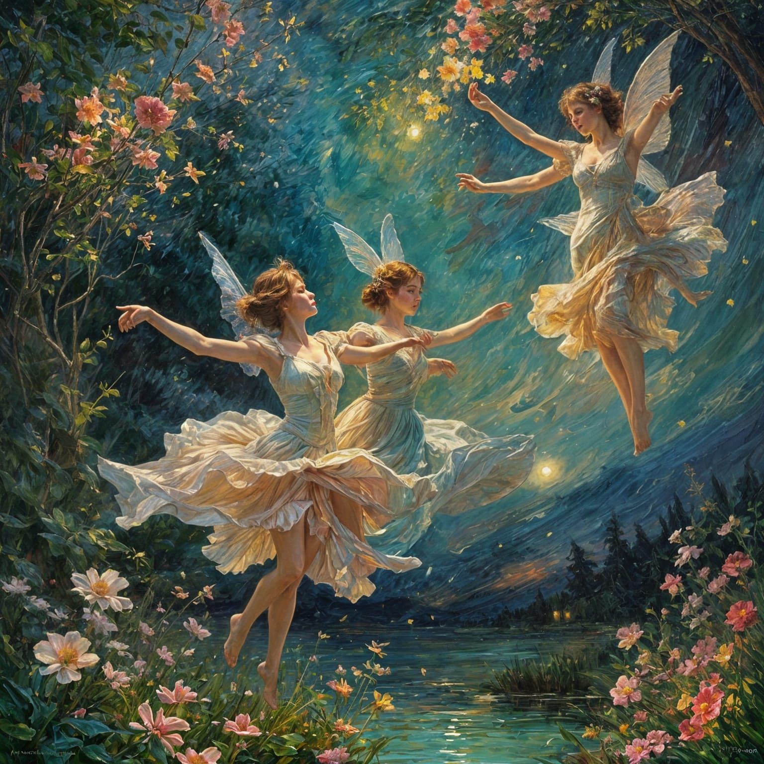 Fairy Dance Under Summer Nights