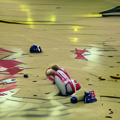 The Agony of Defeat: An AI Interpretation