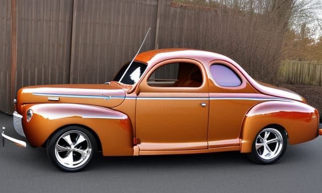 Bubbletop 1944 Ford Coupe: A Classic Custom
