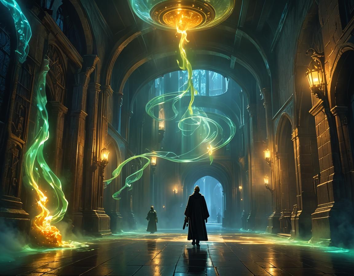 Mysterious Snack Floating in Hogwarts Hallways