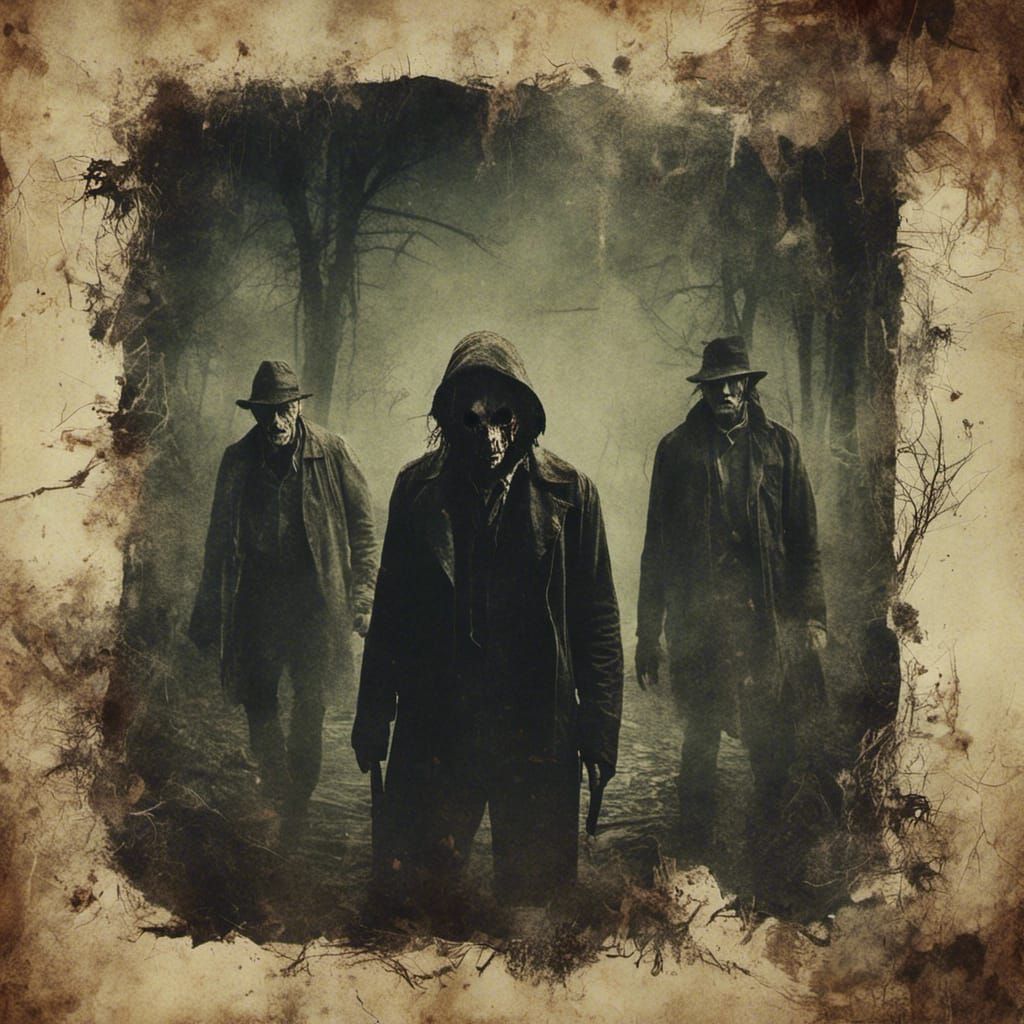 Chilling Horror Movie Poster with Macabre Theme