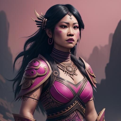 Kelly Marie Tran Tribal Fashion Warrior