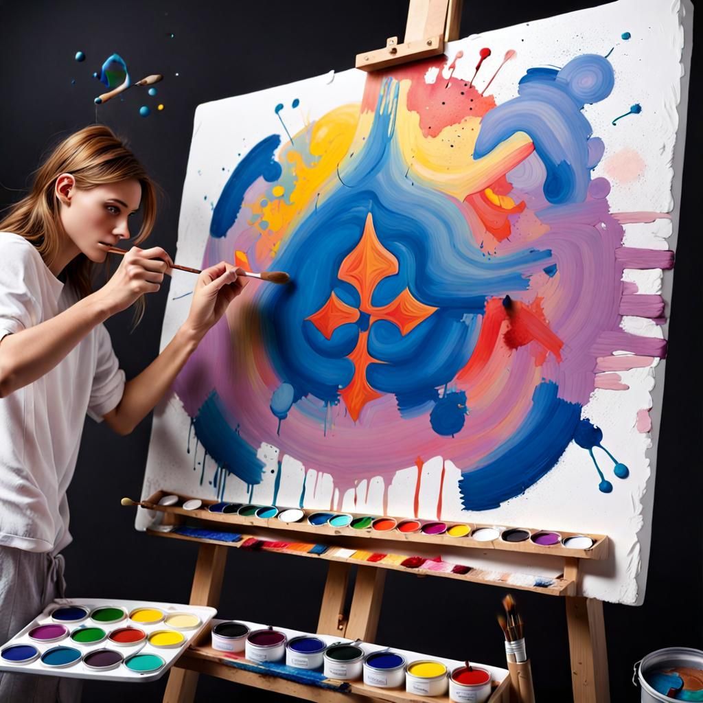 Masterpiece Painting with Secret Symbolic Messages