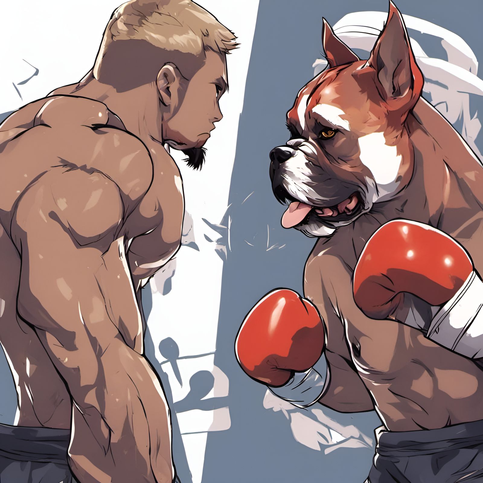 Alpha Male Boxer Animal