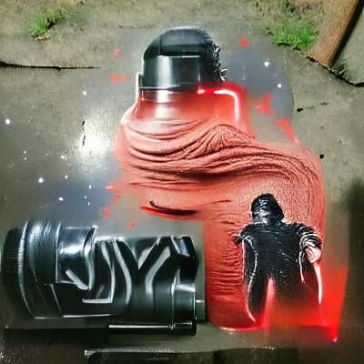 Kylo Ren Digital Art Portrait