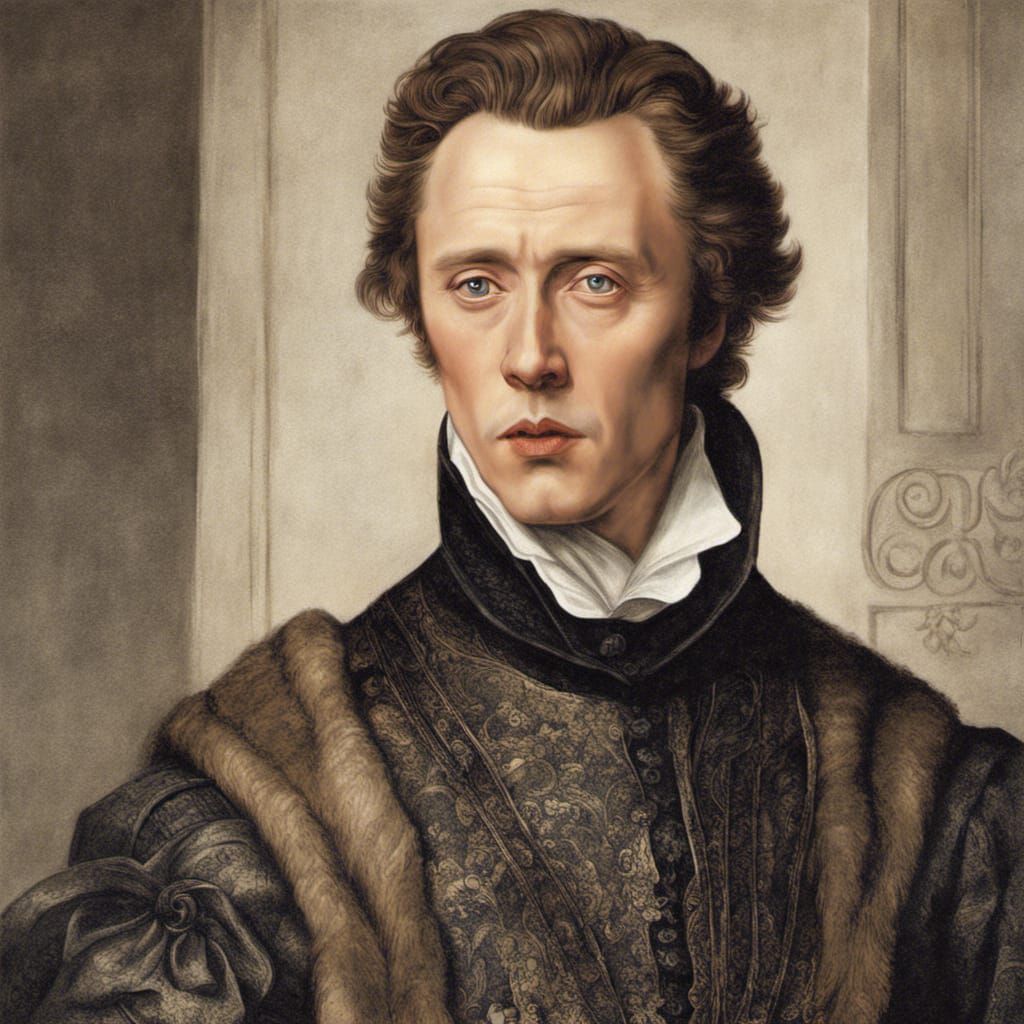 17th Century Man Portrait in Rembrandt Style