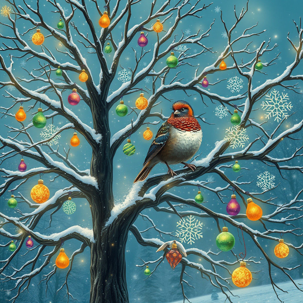 Partridge in Pear Tree: A Winter Wonderland