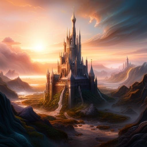 Ethereal Pixie Dust in a Digital Painting