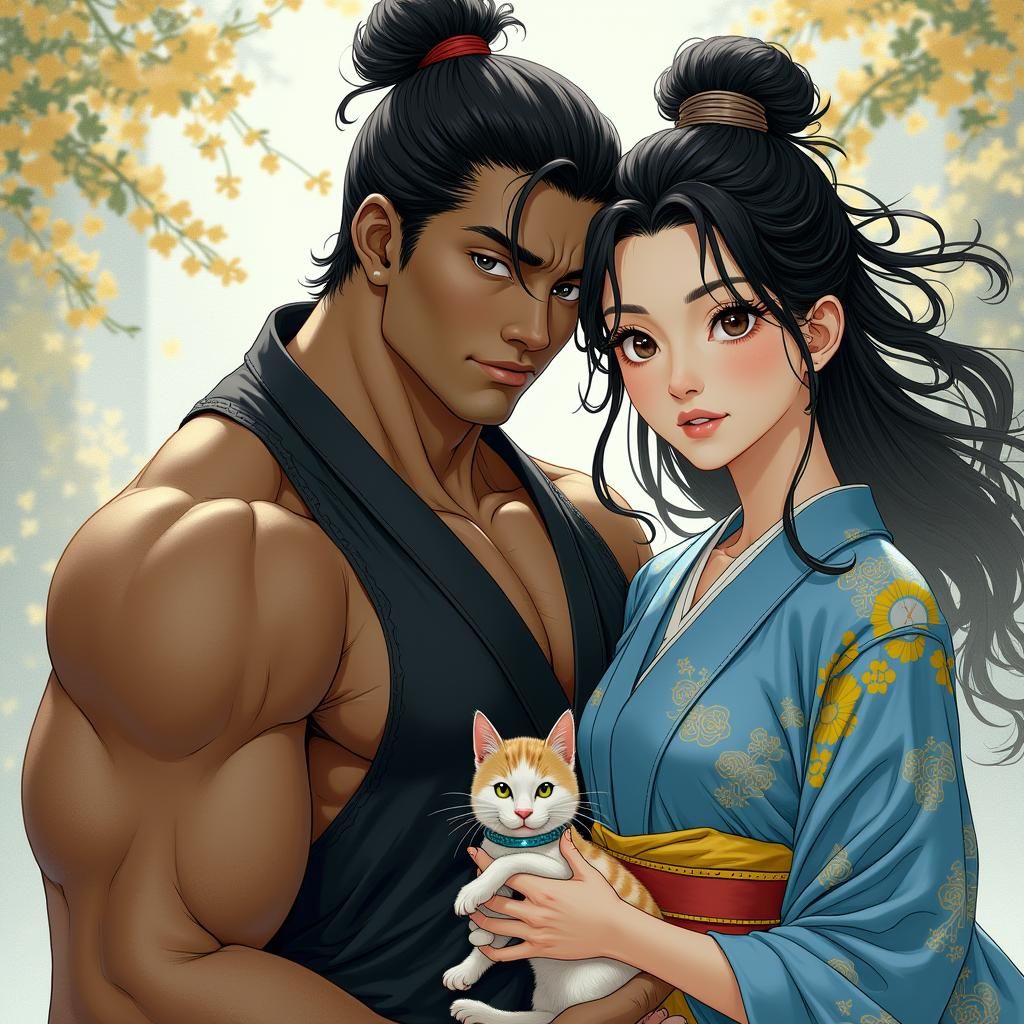 Anime Portrait of a Handsome Shonen Warrior