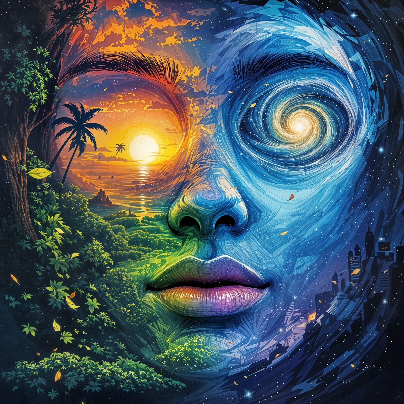 Cosmic Portrait of Freedom's Path