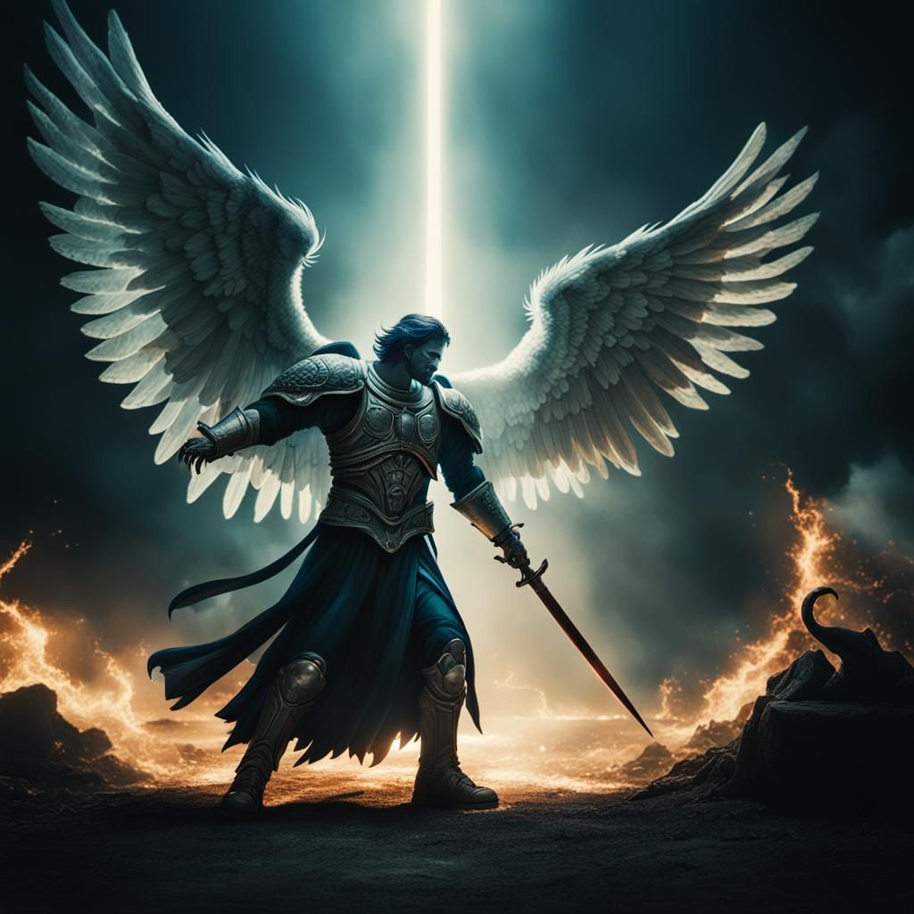 Epic Battle: Angel of Light vs Demon of Darkness