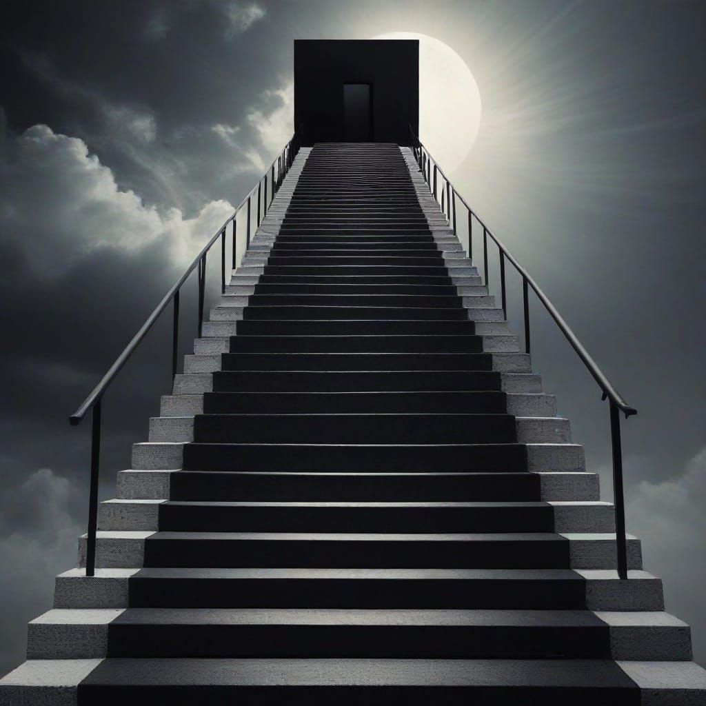 Stairway to Parallel Universe Under Black Sun