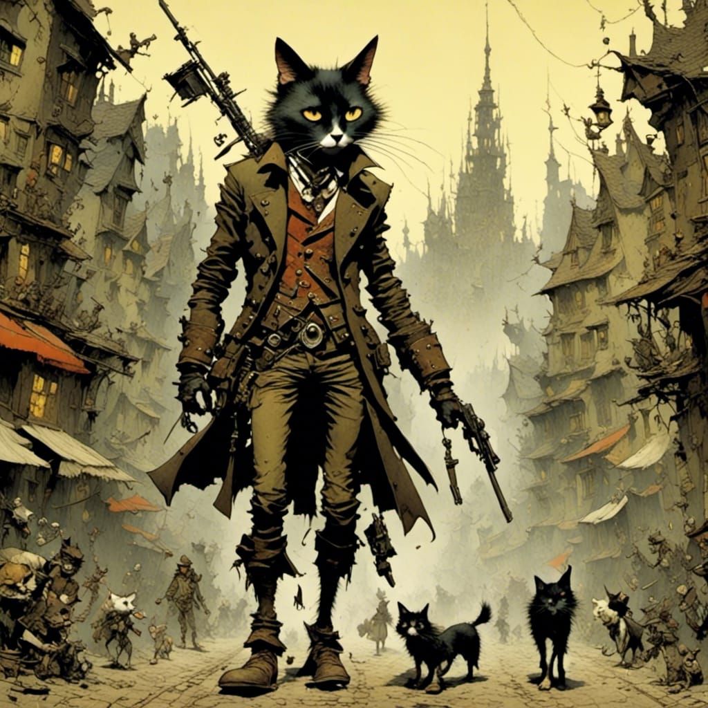 Epic Fantasy Mastermind in Deep Background