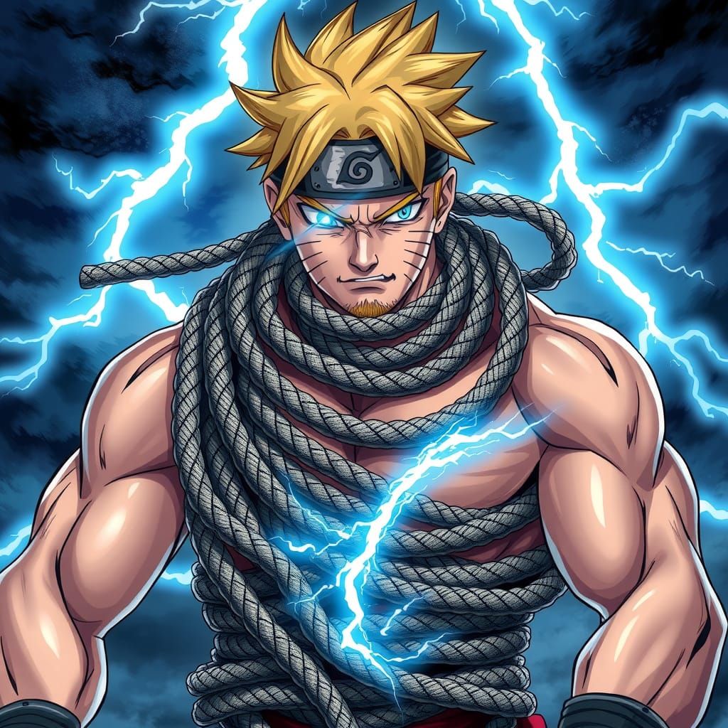 Naruto Shippuden Warrior Unleashes Lightning Fury